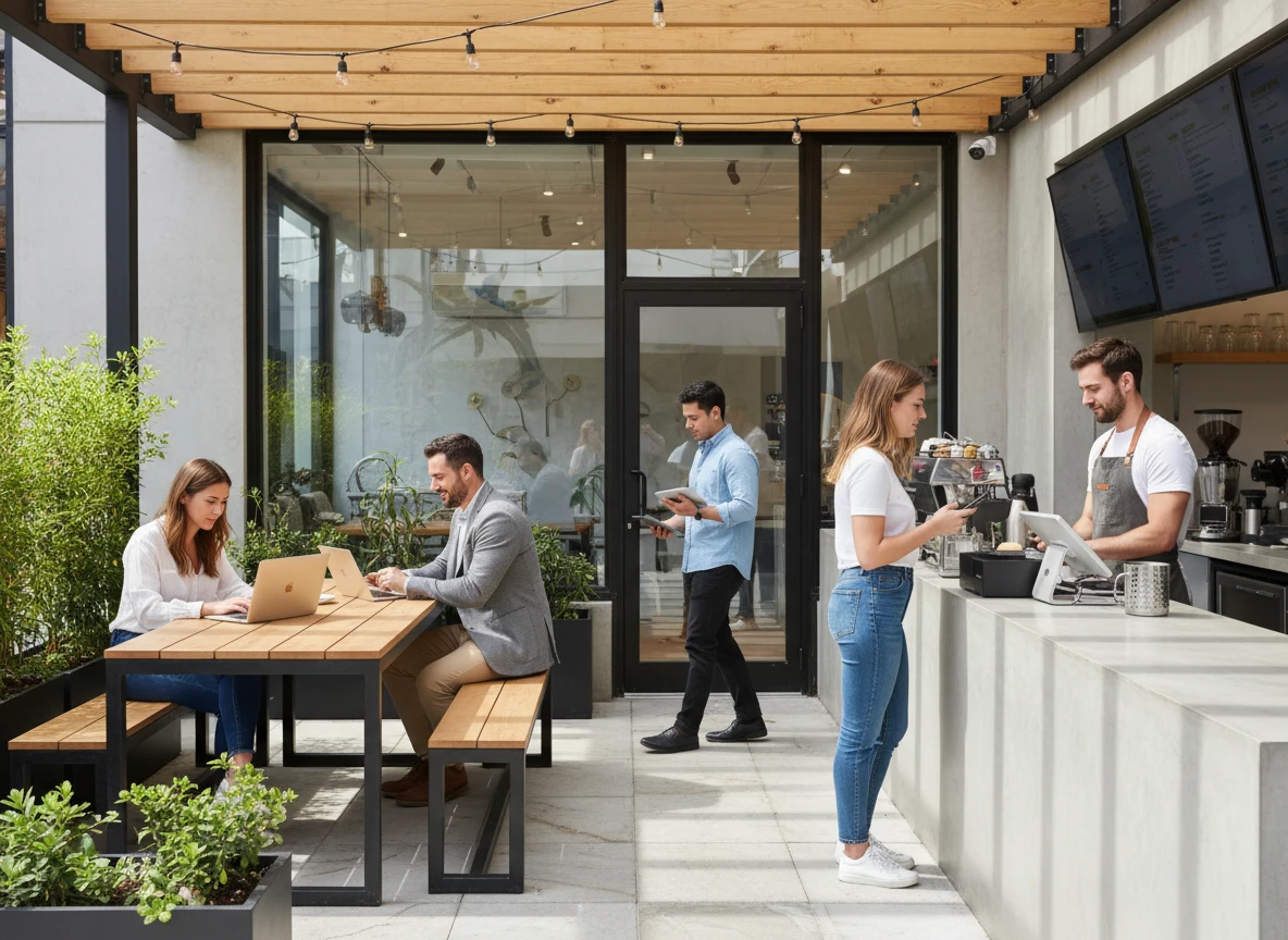 Outdoor business Wi-Fi